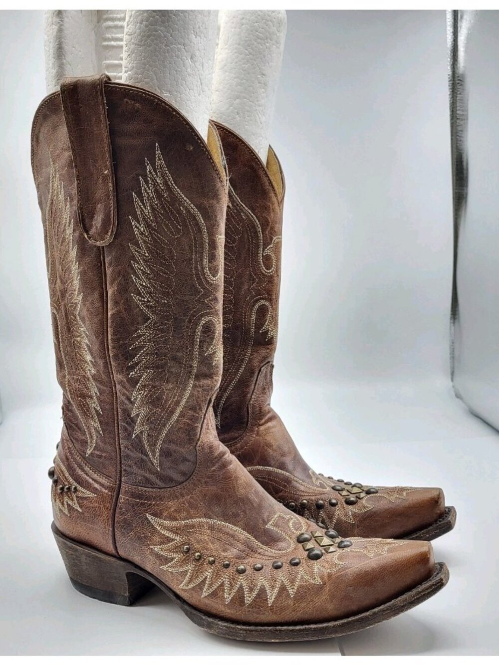 Idyllwind Miranda Lambert Brown Studded Cowboy Boots - Size 7